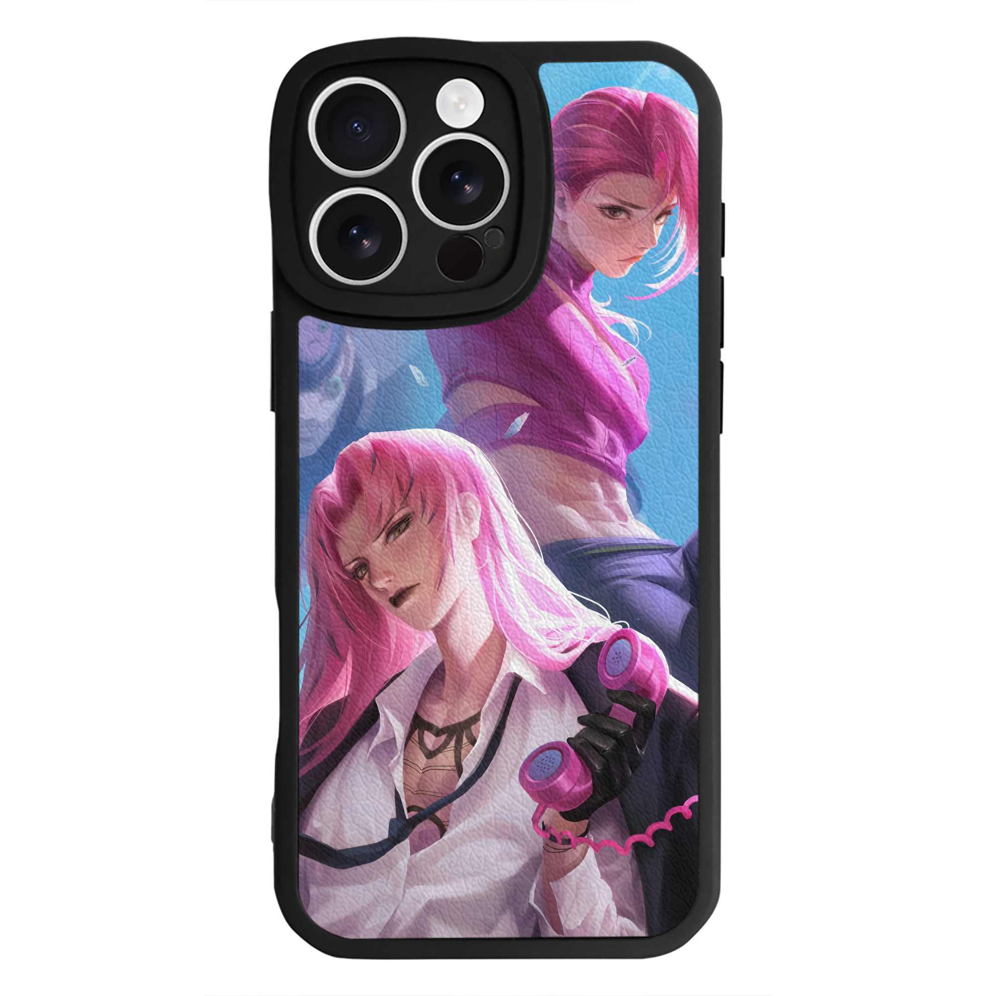 （画像用） ジョジョの奇妙な冒険 JoJo's Bizarre Adventure 【iPhone 16シリーズ対応】シリコンスマホケース（レザー調） 材質：シリコン